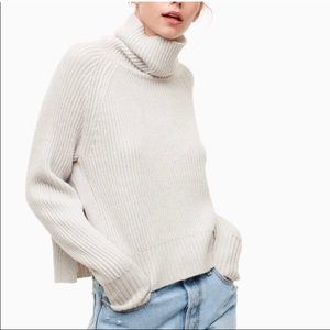 Wilfred Tilberg Cropped Turtleneck Sweater